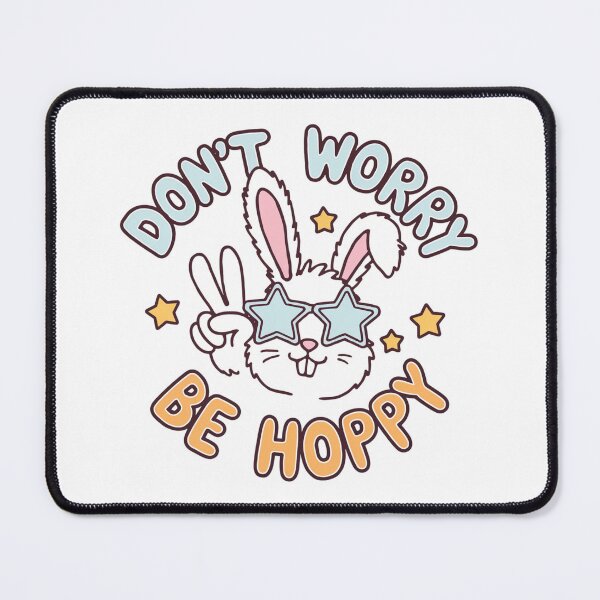 Item preview, Cute Bunny Don't Worry Be Hoppy Easter designed and sold by Alex Songs.