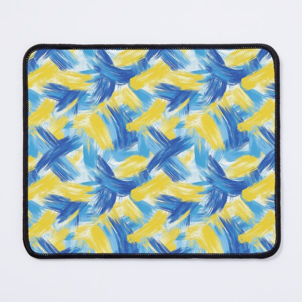 Item preview, Expressive Blend of Blue and Yellow Shades designed and sold by MidArtForge.