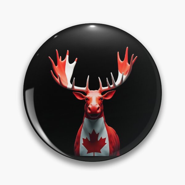 Item preview,  Maple Leaf Patriotic Moose Canadian Flag -  Canada Proud  designed and sold by Smix Pixels.
