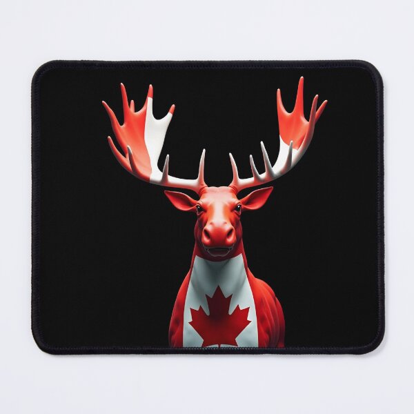 Item preview, Maple Leaf Patriotic Moose Canadian Flag - Canada Proud designed and sold by Smix Pixels.