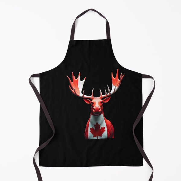 Item preview,  Maple Leaf Patriotic Moose Canadian Flag -  Canada Proud  designed and sold by Smix Pixels.