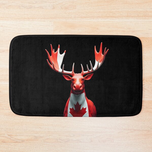 Item preview,  Maple Leaf Patriotic Moose Canadian Flag -  Canada Proud  designed and sold by Smix Pixels.