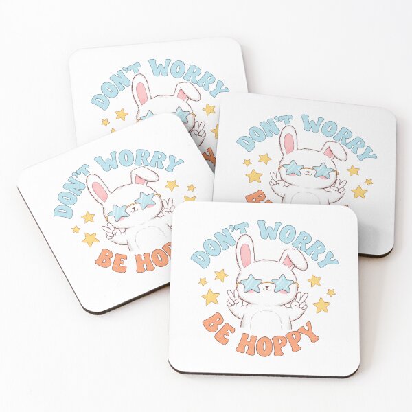Item preview, Pastel Bunny Easter Don't Worry Be Hoppy designed and sold by Alex Songs.