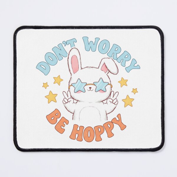 Item preview, Pastel Bunny Easter Don't Worry Be Hoppy designed and sold by Alex Songs.
