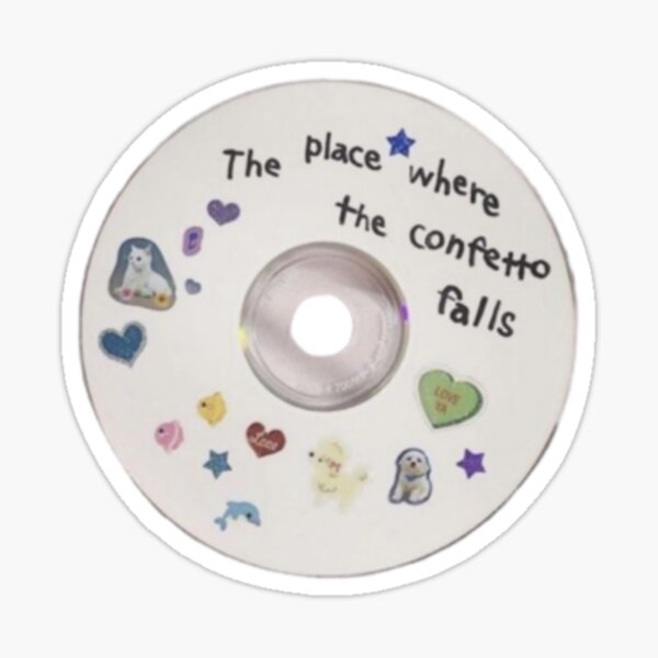 Item preview, cute CD aesthetic sticker designed and sold by elliecoregfx.