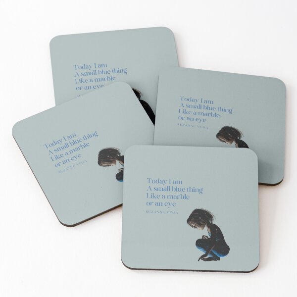 Item preview, Suzanne Vega small blue thing fan art designed and sold by Etaipal.