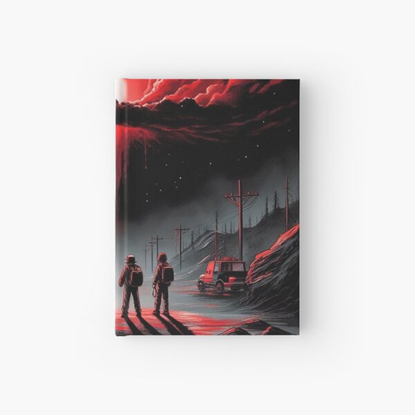 Artikel-Vorschau von Stranger Things Roter Wirbel, designt und verkauft von Retr0Tshirts.