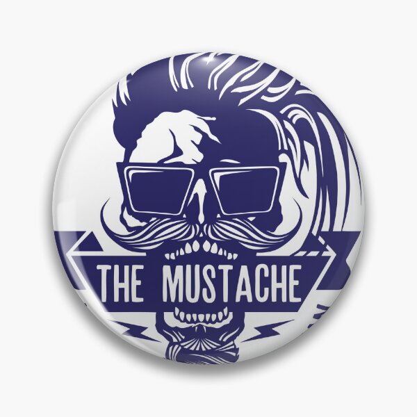 Item preview, skull hipster quote mustache synonym mustache punk glasses designed and sold by Achille3777.