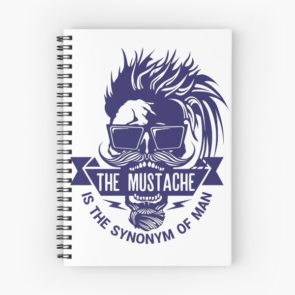 Item preview, skull hipster quote mustache synonym mustache punk glasses designed and sold by Achille3777.