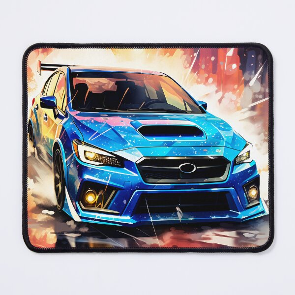 Item preview, Rally Car & Dynamic Watercolor Explosion With Vibrant Colors designed and sold by RevUpDesign.