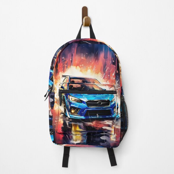 Item preview, Rally Car & Dynamic Watercolor Explosion With Vibrant Colors designed and sold by RevUpDesign.