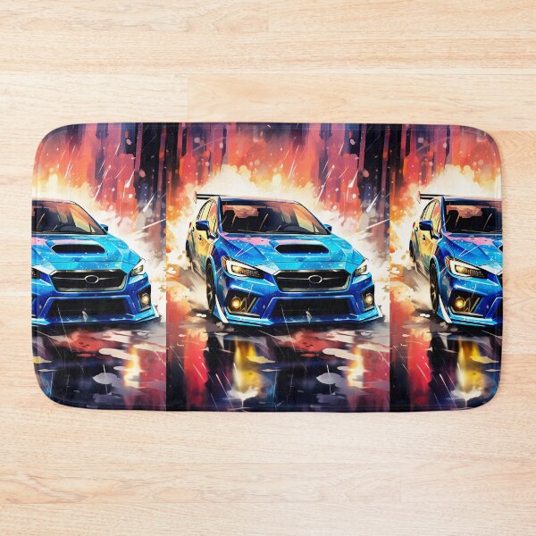 Item preview, Rally Car & Dynamic Watercolor Explosion With Vibrant Colors designed and sold by RevUpDesign.