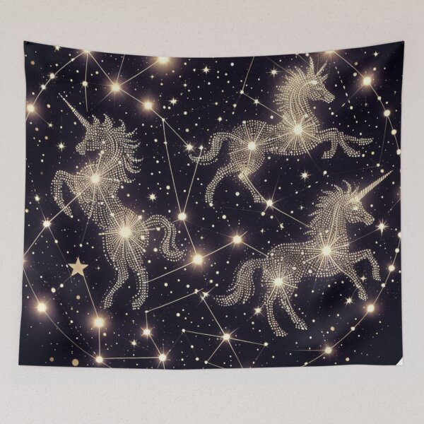 Item preview, Stellar Unicorn Constellations: Mystical Night Sky Art designed and sold by latelierdechris.