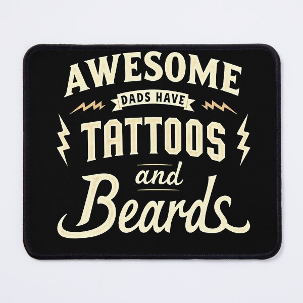 Item preview, Awesome Dads Have Tattoos and Beards designed and sold by Haji  Kamora.