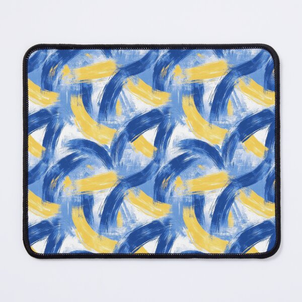Item preview, Expressive Blend of Blue and Yellow Shades designed and sold by MidArtForge.