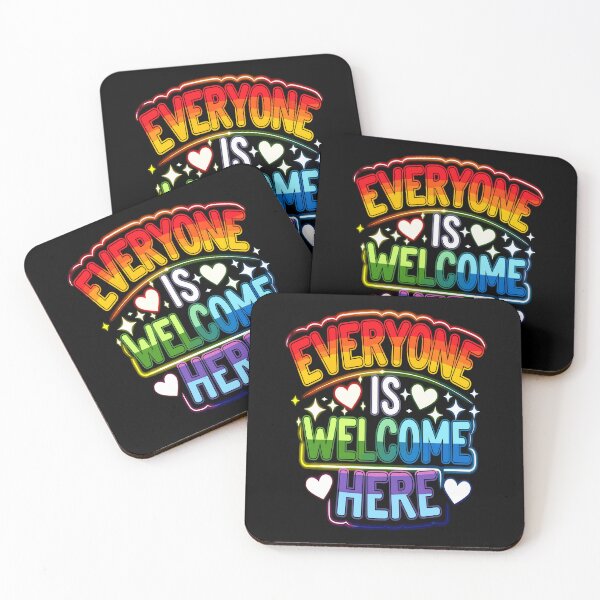 Item preview, Everyone Is Welcome Here - Colorful Pride & Inclusion designed and sold by Taans-Creation.