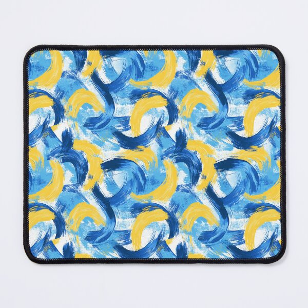 Item preview, Expressive Blend of Blue and Yellow Shades designed and sold by MidArtForge.