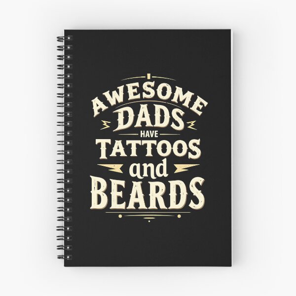 Item preview, Awesome Dads Have Tattoos and Beards designed and sold by Haji  Kamora.