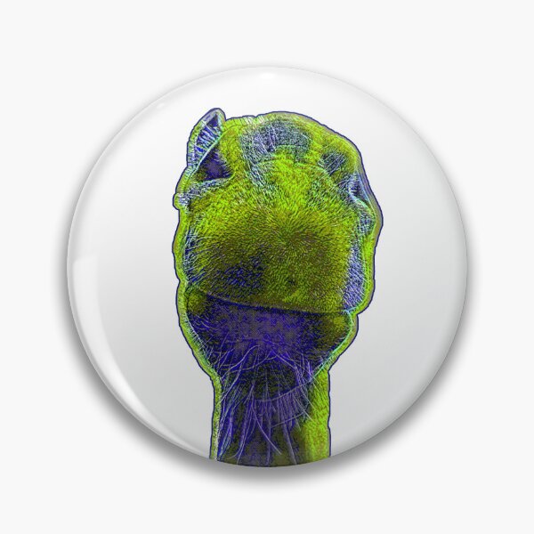 Item preview, Funny colored horse face photo for horse lovers designed and sold by CryptoLadyGabi.