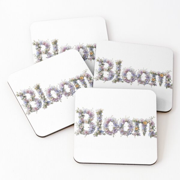 Item preview, Floral Bloom Typography: Vibrant Botanical Design designed and sold by latelierdechris.
