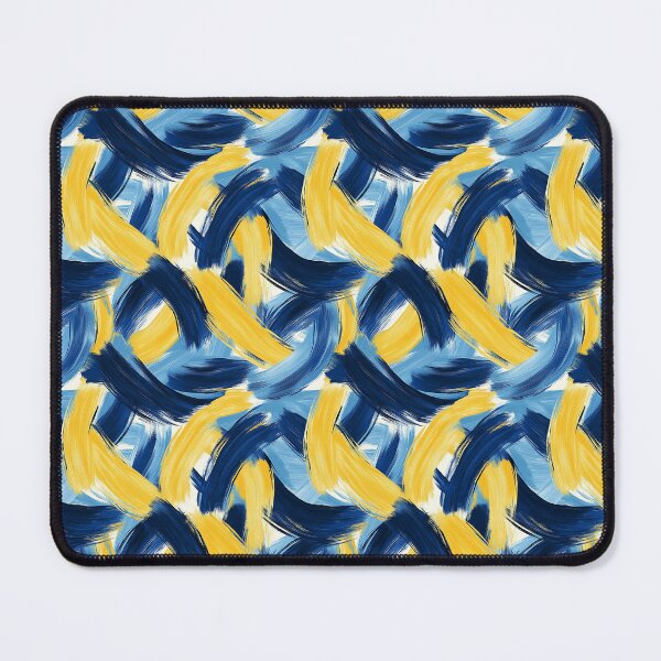 Item preview, Expressive Blend of Blue and Yellow Shades designed and sold by MidArtForge.