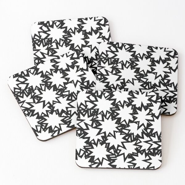 Item preview, Stars And Stars Design Black and White designed and sold by TerenceLacey.