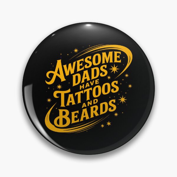 Item preview, Awesome Dads Have Tattoos and Beards designed and sold by Haji  Kamora.