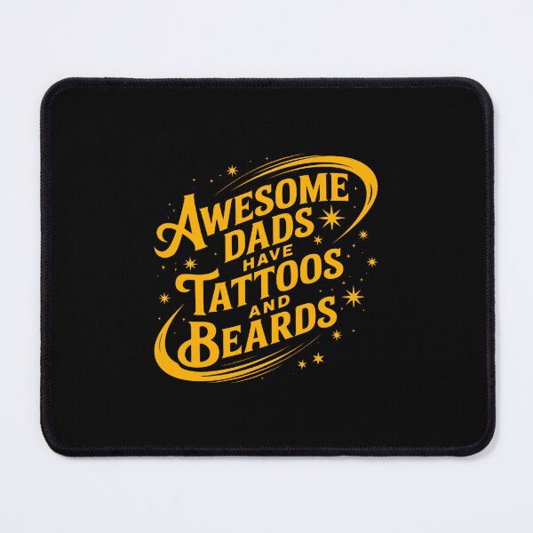 Item preview, Awesome Dads Have Tattoos and Beards designed and sold by Haji  Kamora.