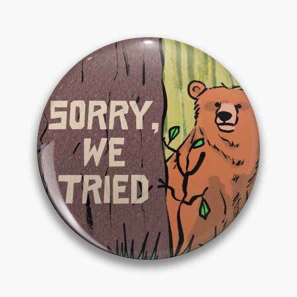 Item preview, Sorry, We Tried Logo designed and sold by spoindraws.