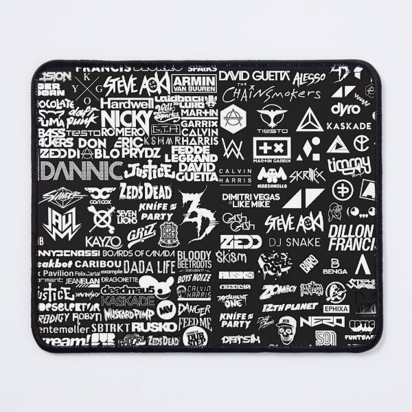 Item preview, EDM Festival Rave Artist Original Fan Art Logo Collage designed and sold by FestDrip.