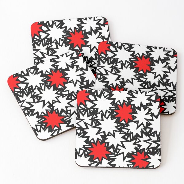 Item preview, Stars And Stars Design, Red, Black and White designed and sold by TerenceLacey.
