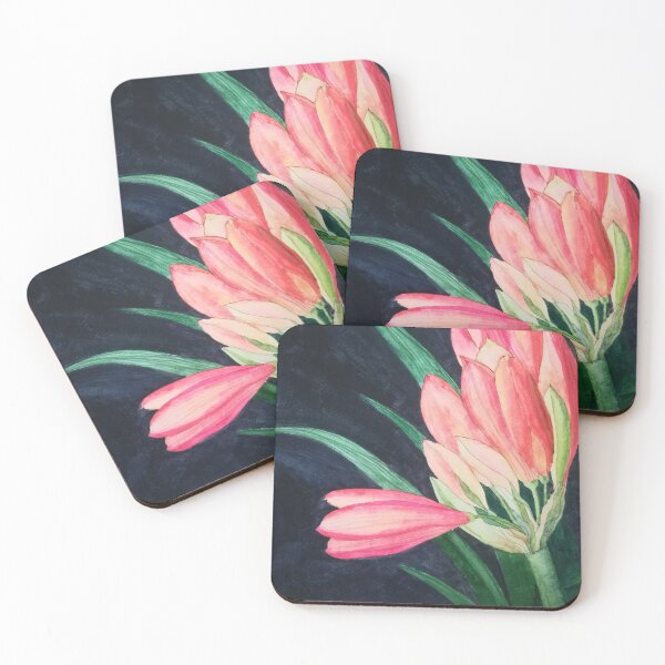 Item preview, Clivia blossom watercolour painting  designed and sold by esvb.