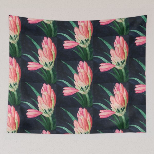 Item preview, Clivia blossom watercolour painting  designed and sold by esvb.