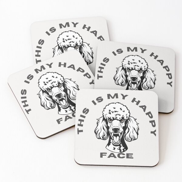 Item preview, This is my happy face Poodle dog designed and sold by jackoslimited.