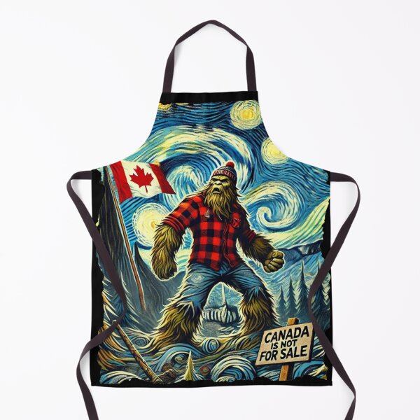 Item preview, Canadian BigFoot Shirt Starry Night Canada Is Not For Sale designed and sold by The Art of Kkatarynka.