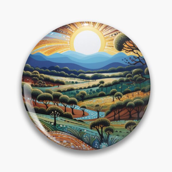 Item preview, Aboriginal Inspired Dot Art - Beautiful Country designed and sold by GrinGalore.