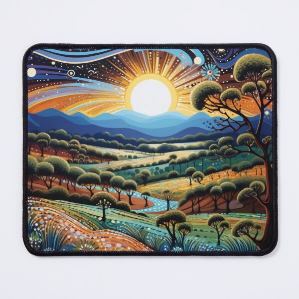 Item preview, Aboriginal Inspired Dot Art - Beautiful Country designed and sold by GrinGalore.