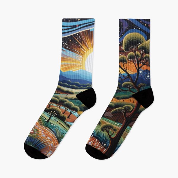 Item preview, Aboriginal Inspired Dot Art - Beautiful Country designed and sold by GrinGalore.
