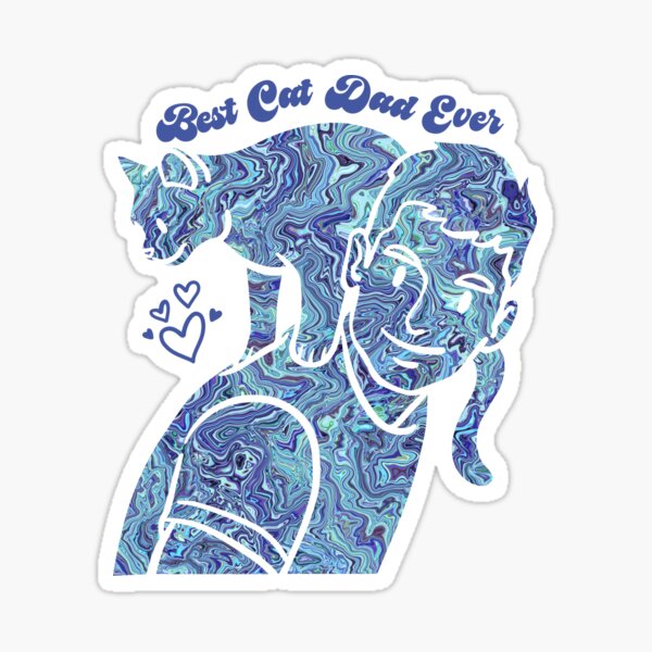 Item preview, Best Cat Dad Ever designed and sold by Tinti Wari Designs.