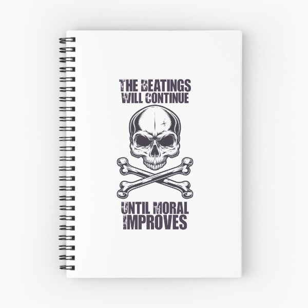 Item preview, The Beatings Will Continue until Morale designed and sold by Catarinaegberta.
