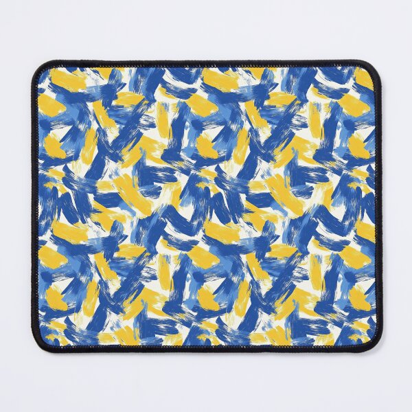 Item preview, Expressive Blend of Blue and Yellow Shades designed and sold by MidArtForge.