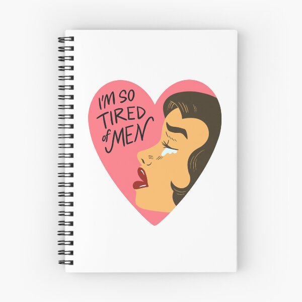 Item preview, So Tired of Men designed and sold by ArtAttackStudios.