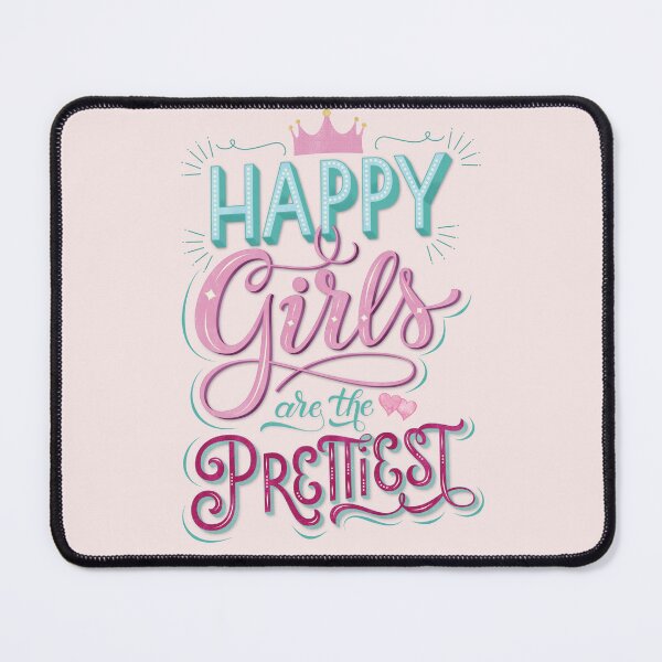 Item preview, Happy Girls Are the Prettiest designed and sold by Sandra Brezina.