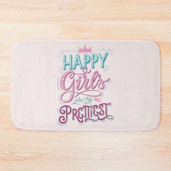 Item preview, Happy Girls Are the Prettiest designed and sold by Sandra Brezina.