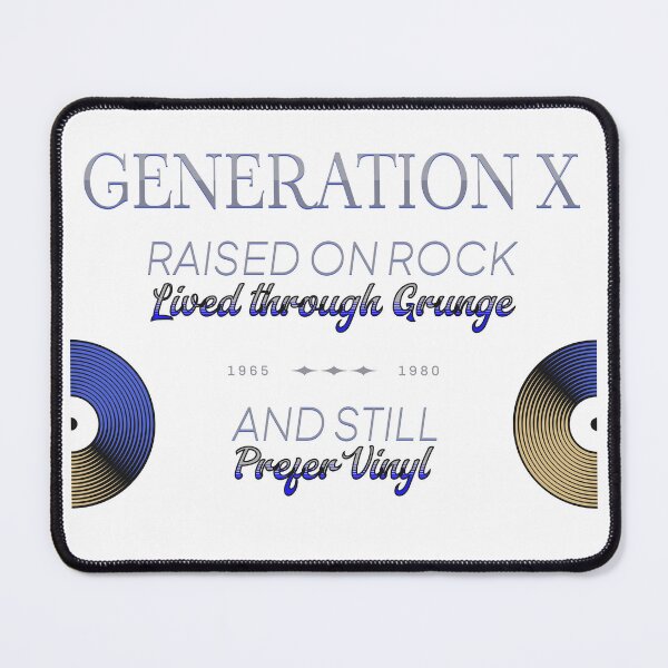 Item preview, Generation X Raised on Rock designed and sold by SoulThread Studio.