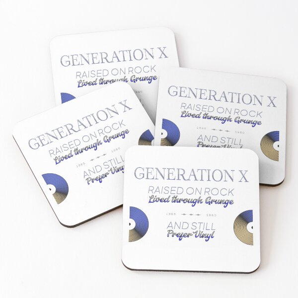 Item preview, Generation X Raised on Rock designed and sold by SoulThread Studio.