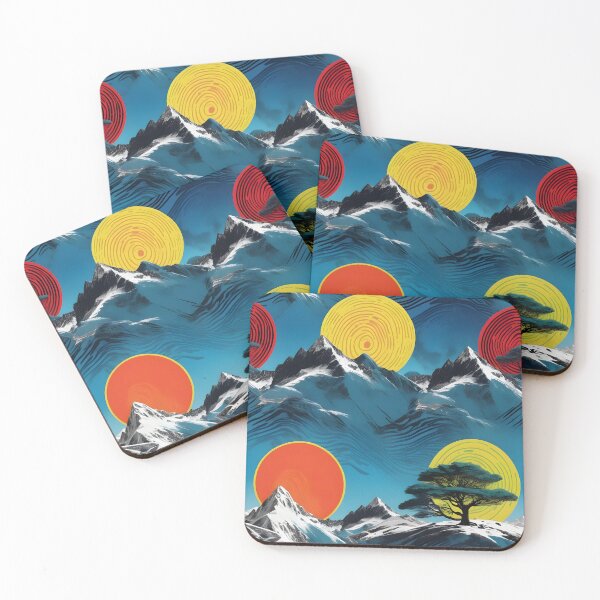 Item preview, Mountains and forests designed and sold by PrintLabStudio.