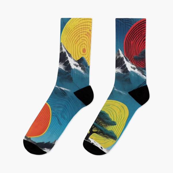 Item preview, Mountains and forests designed and sold by PrintLabStudio.