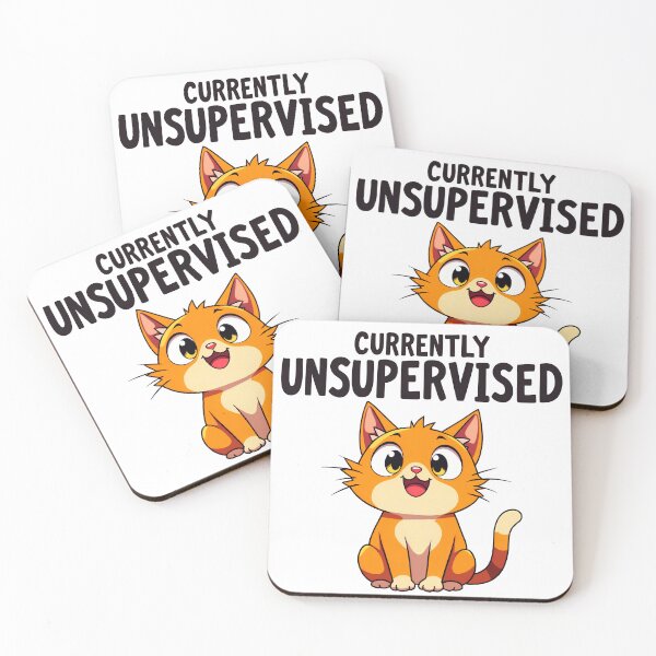Item preview, Cute Cat Currently Unsupervised designed and sold by PEC-Studio.