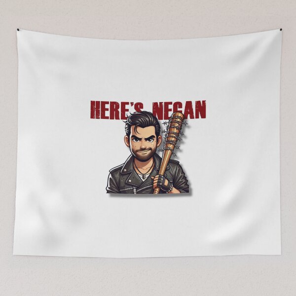 Item preview, Negan “here’s Negan” the walking dead inspired  designed and sold by AJsbazaar.